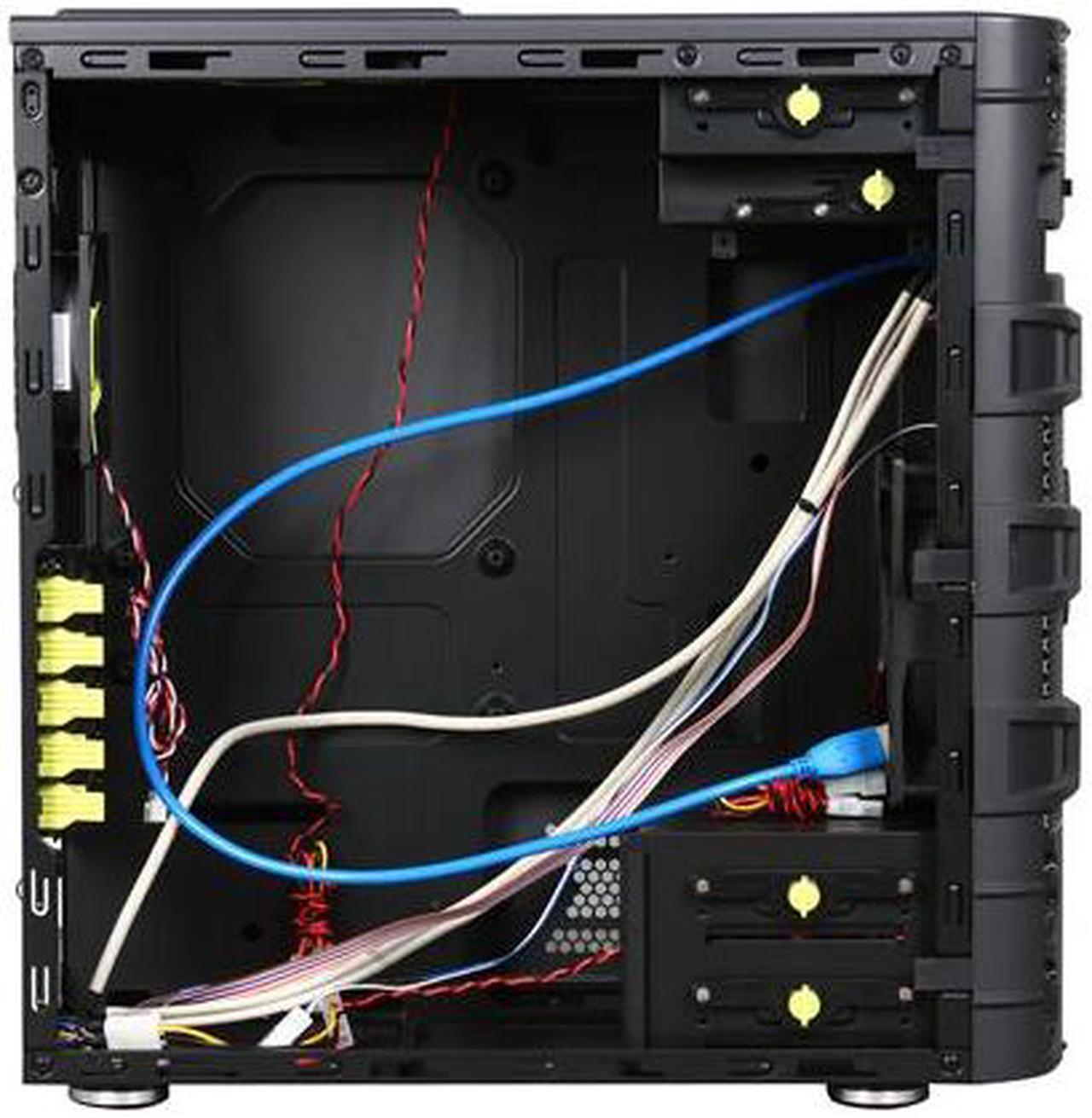 Alt view image 6 of 9 - IN WIN Dragon Slayer Black 0.6mm SECC Micro ATX Mini Tower Computer Case