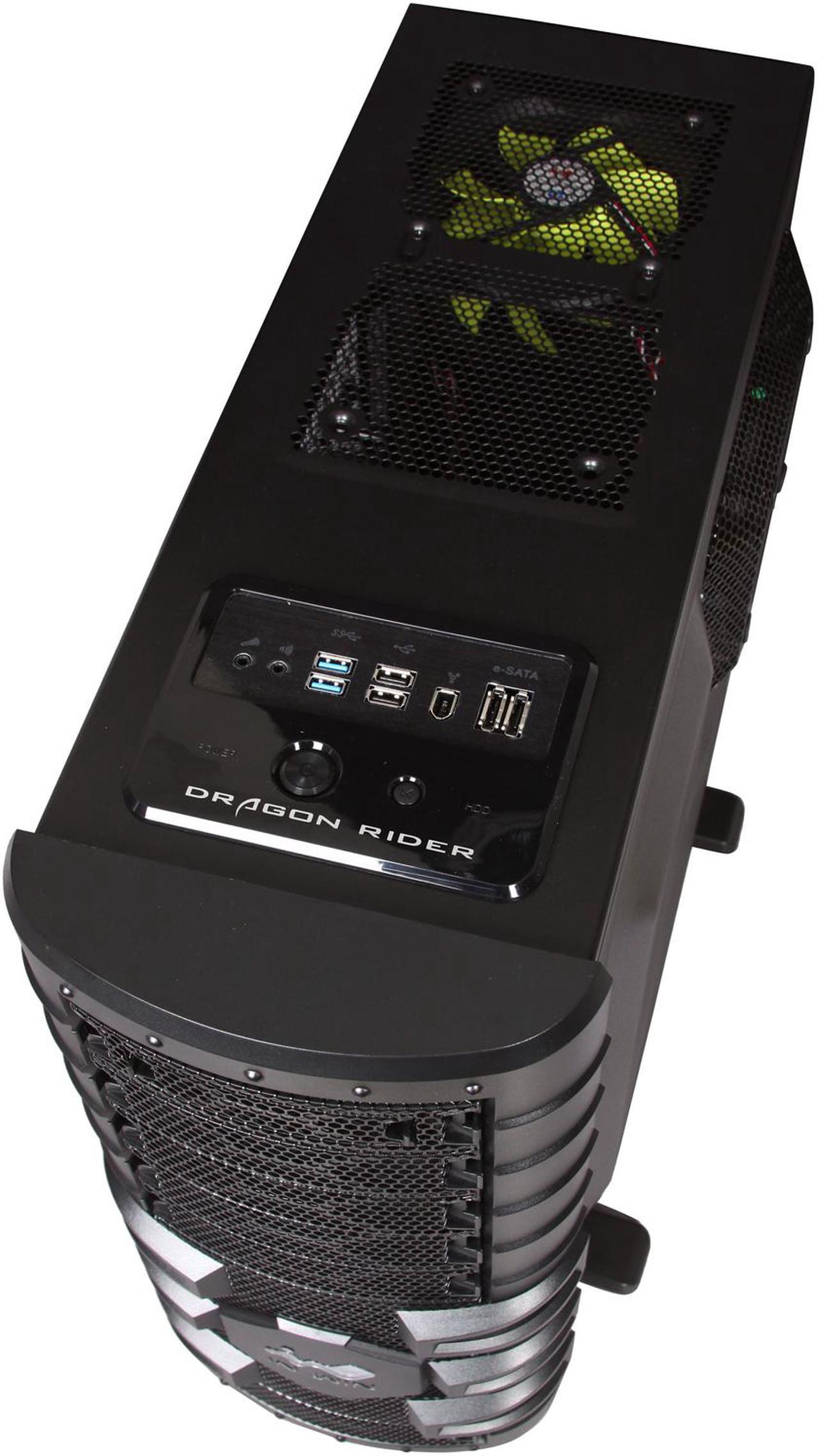 Alt view image 9 of 11 - IN WIN Dragon Rider Black 1.0 - 0.8mm SECC Steel ATX Full Tower Computer Case