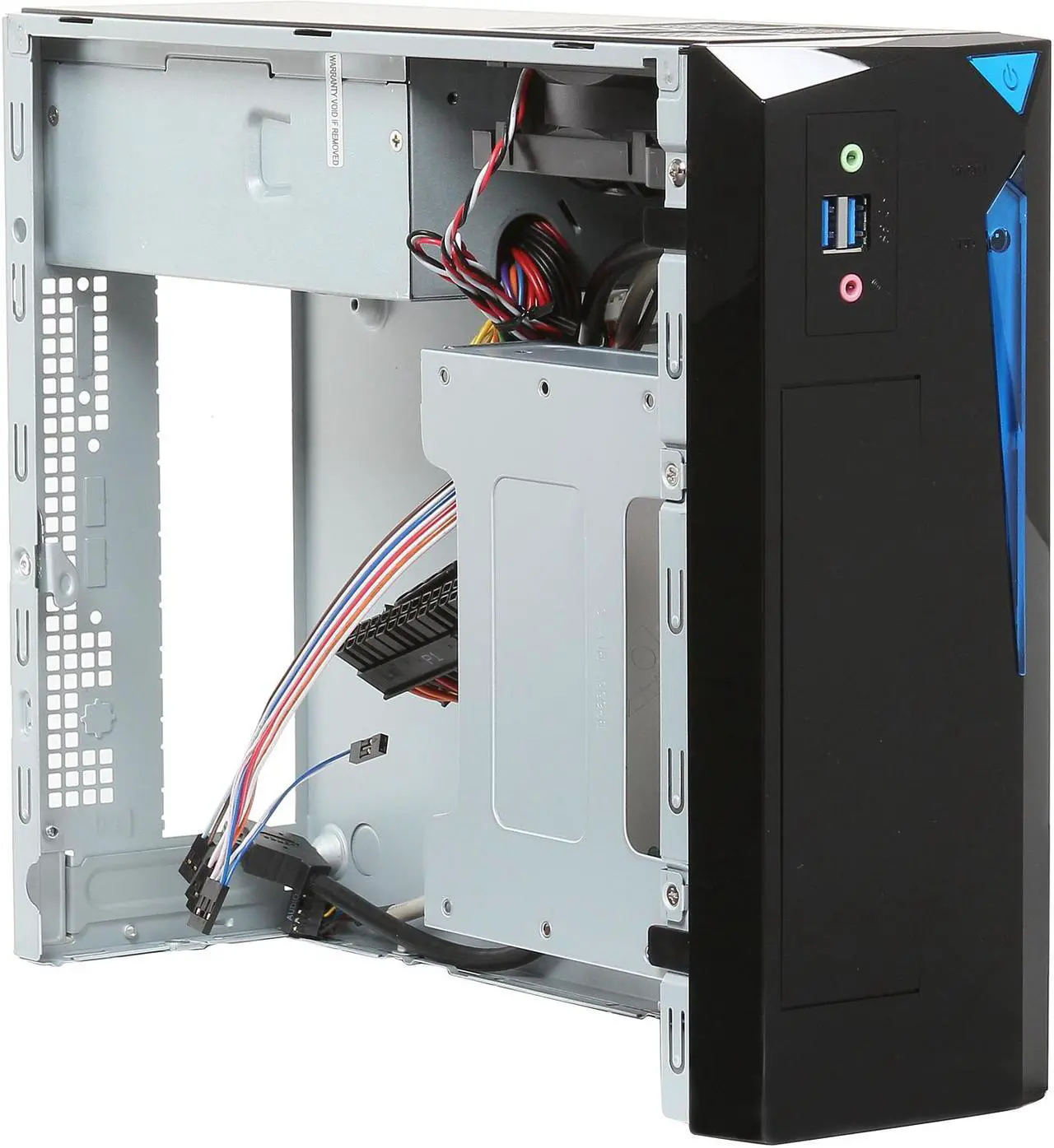 Alt view image 7 of 9 - In Win BP655 mini ITX case with IP-S300FF1-0 H Haswell Ready power supply, 8cm Fan, Black, TAC 2.0, Front USB 3.0X2, HD audio