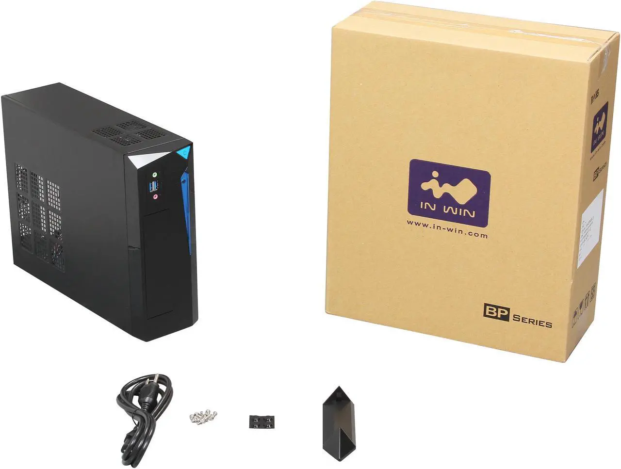 Alt view image 9 of 9 - In Win BP655 mini ITX case with IP-S300FF1-0 H Haswell Ready power supply, 8cm Fan, Black, TAC 2.0, Front USB 3.0X2, HD audio