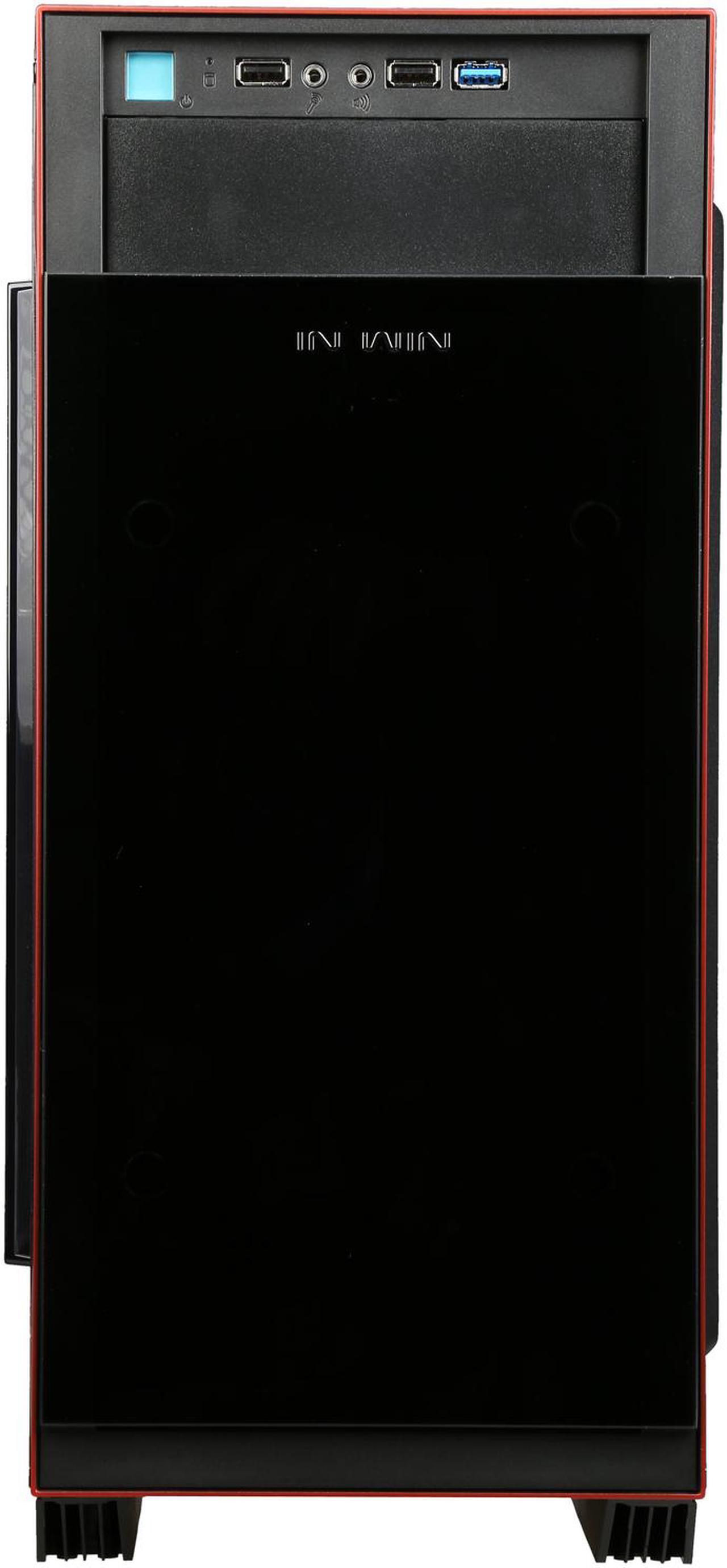 Alt view image 2 of 9 - IN WIN 503 BLACK SECC ATX Mid Tower Computer Case Compatible with up to 220mm ATX 12V/EPS Power Supply