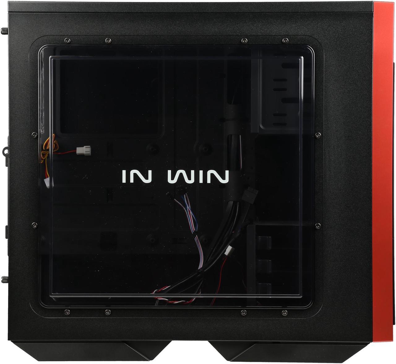 Alt view image 4 of 9 - IN WIN 503 BLACK SECC ATX Mid Tower Computer Case Compatible with up to 220mm ATX 12V/EPS Power Supply