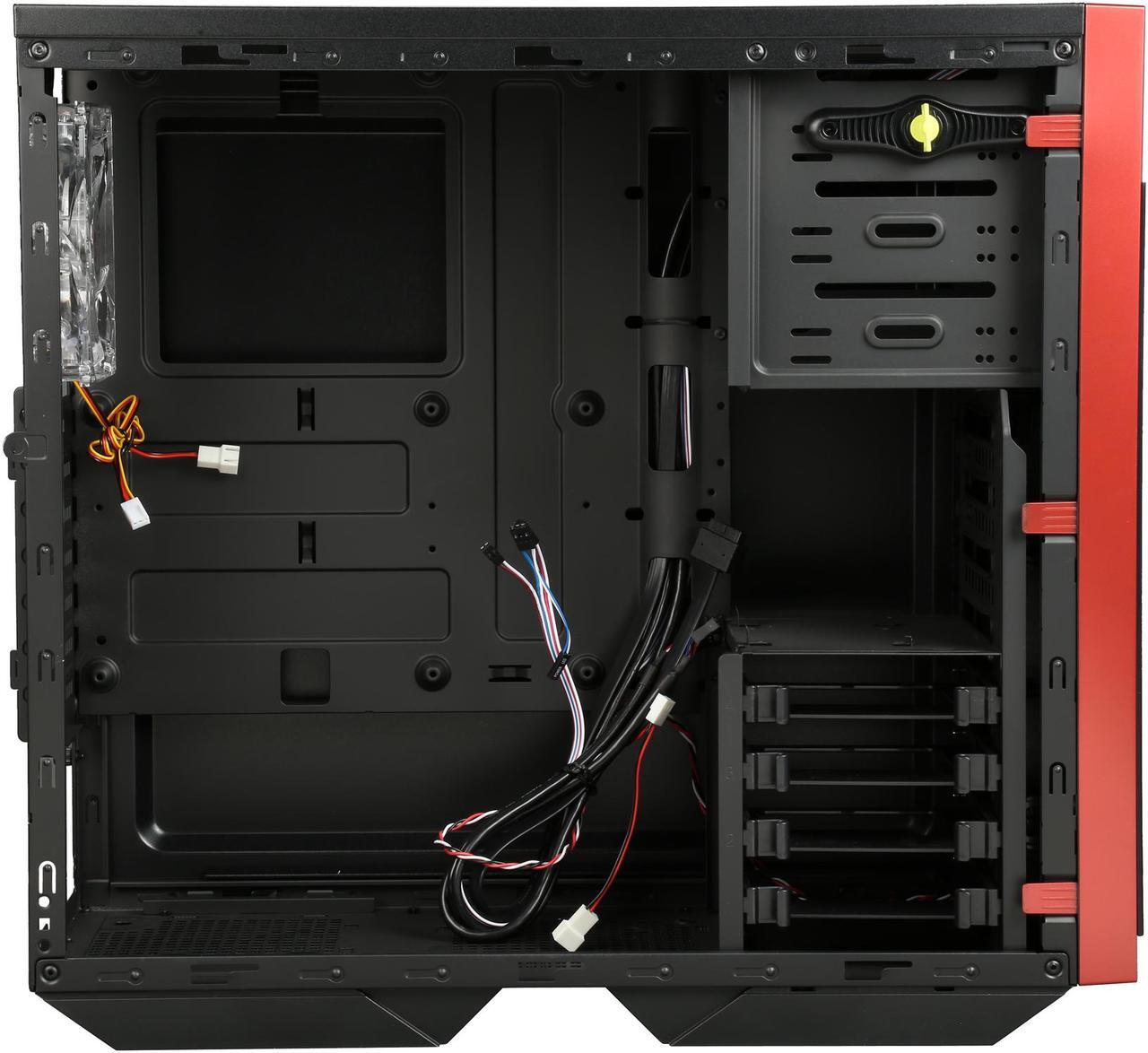 Alt view image 6 of 9 - IN WIN 503 BLACK SECC ATX Mid Tower Computer Case Compatible with up to 220mm ATX 12V/EPS Power Supply