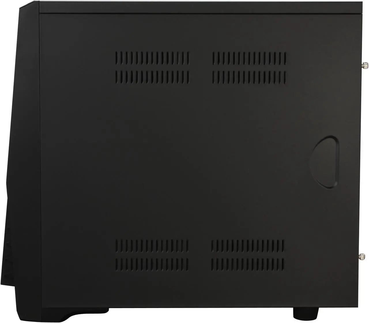 Alt view image 9 of 11 - GMC X-7 Black ABS / SECC steel Gaming ATX Mid Tower Computer Case w/ three fans- 1x 120mm front fan, 1x 120mm rear fan, 1x 80mm side-panel fan