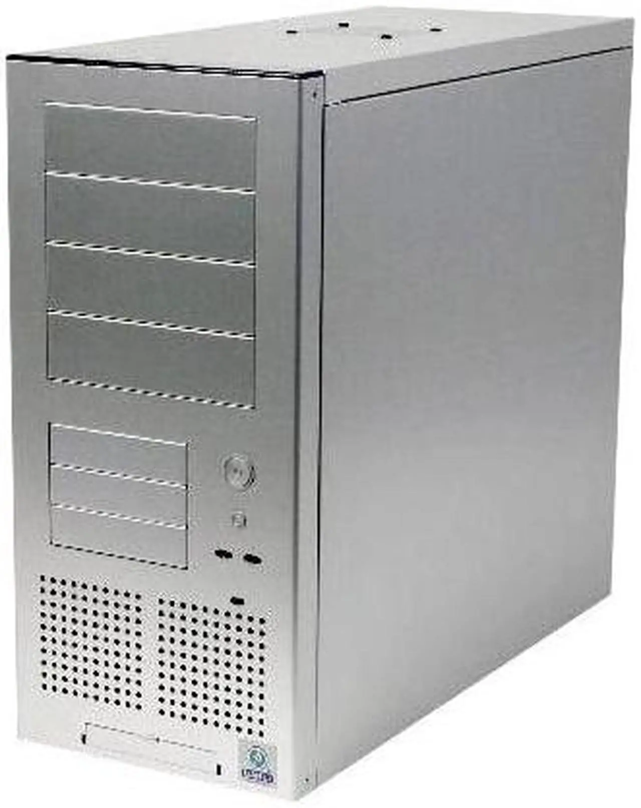 Alt view image 2 of 10 - LIAN LI PC-60USB B2 Silver Aluminum ATX Mid Tower Computer Case