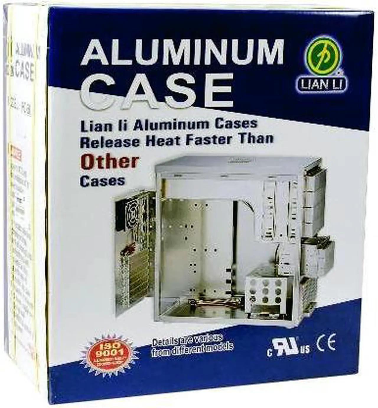 Alt view image 10 of 10 - LIAN LI PC-60USB B2 Silver Aluminum ATX Mid Tower Computer Case