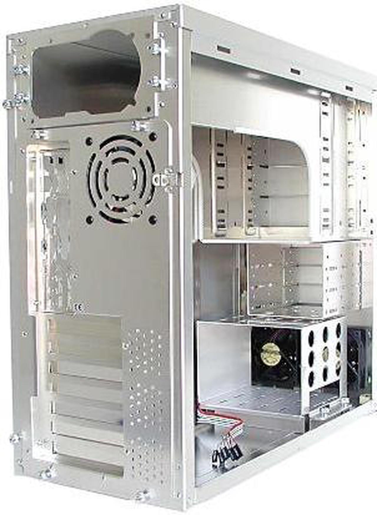 Alt view image 4 of 8 - LIAN LI PC-65 USB B2 Silver Aluminum ATX Mid Tower Computer Case