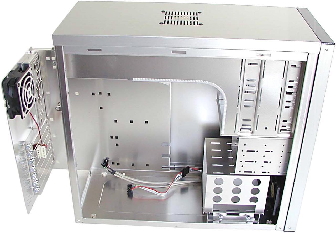 Alt view image 6 of 8 - LIAN LI PC-65 USB B2 Silver Aluminum ATX Mid Tower Computer Case