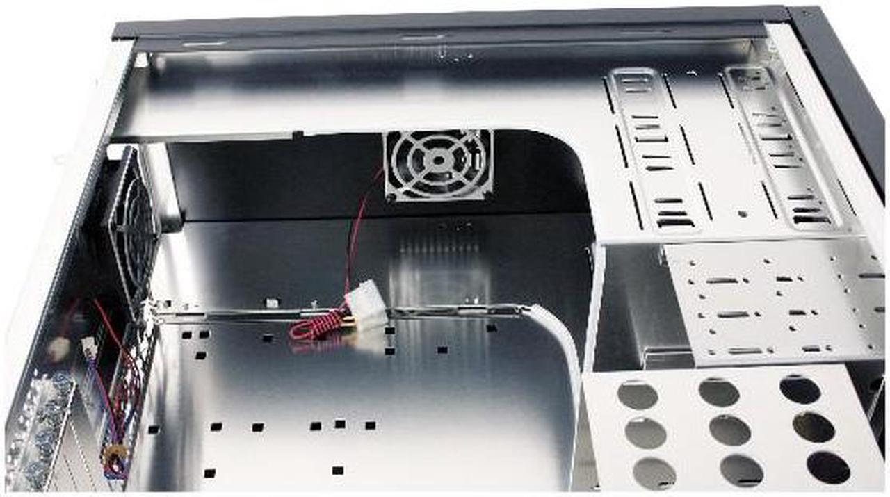 Alt view image 8 of 11 - LIAN LI PC-61 USB Black Aluminum ATX Mid Tower Computer Case