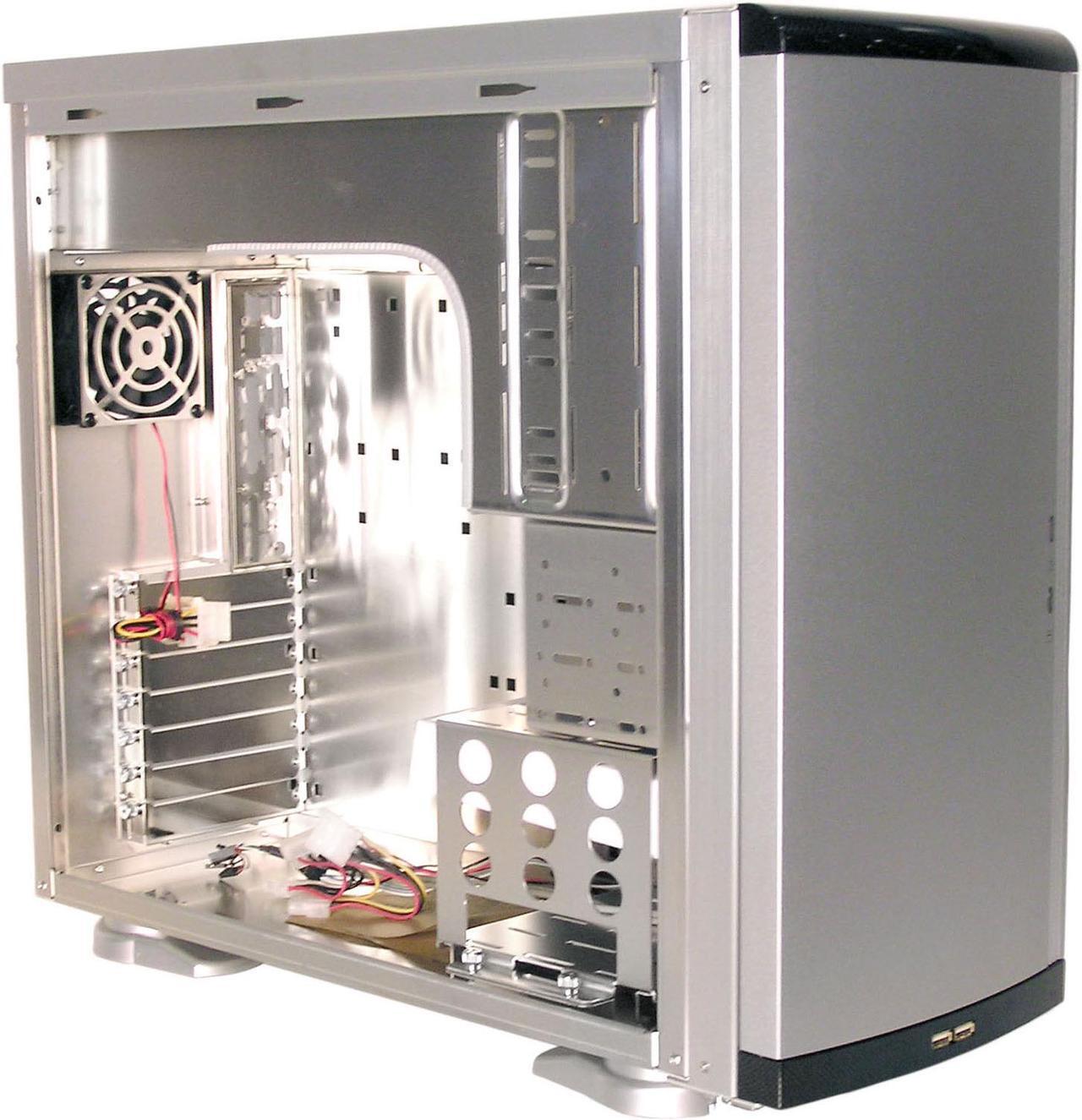 Alt view image 3 of 4 - LIAN LI PC-6070A Silver Aluminum ATX Mid Tower Computer Case
