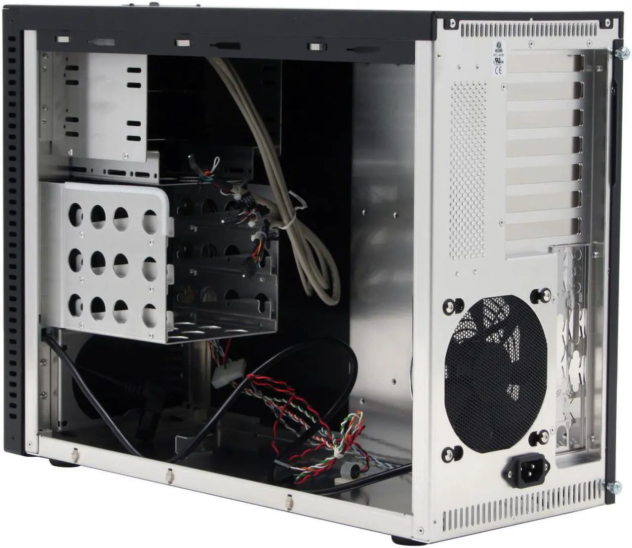Alt view image 8 of 17 - LIAN LI PC-A05B Black Aluminum ATX Mid Tower Computer Case