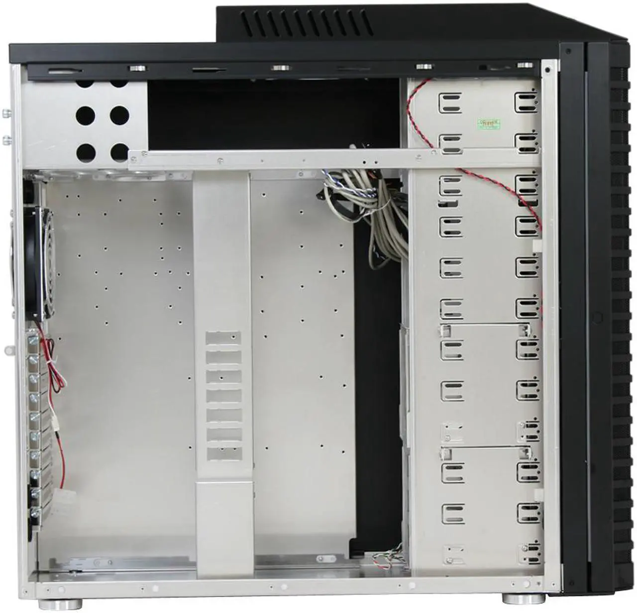 Alt view image 10 of 15 - LIAN LI PC-P80 Black Aluminum ATX Full Tower Computer Case