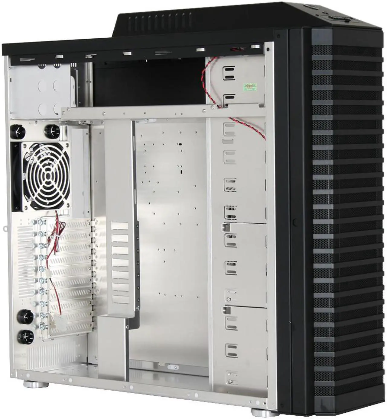 Alt view image 12 of 15 - LIAN LI PC-P80 Black Aluminum ATX Full Tower Computer Case