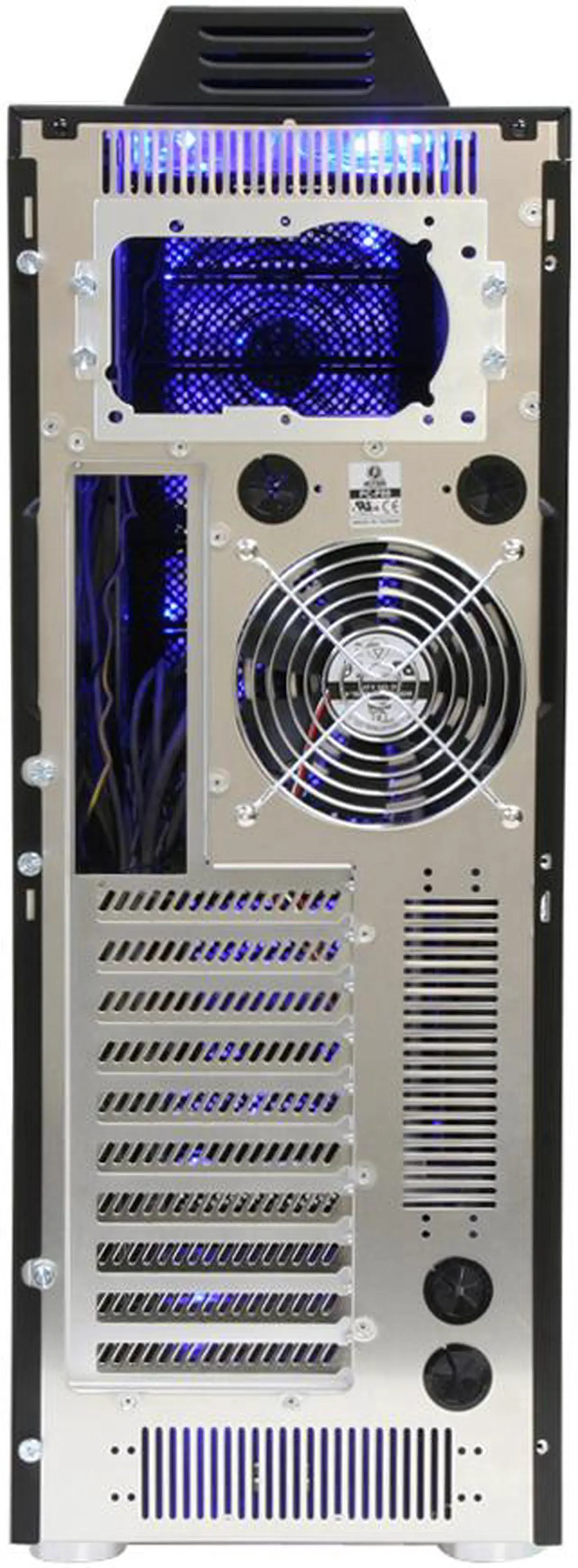Alt view image 9 of 15 - LIAN LI PC-P80 Black Aluminum ATX Full Tower Computer Case