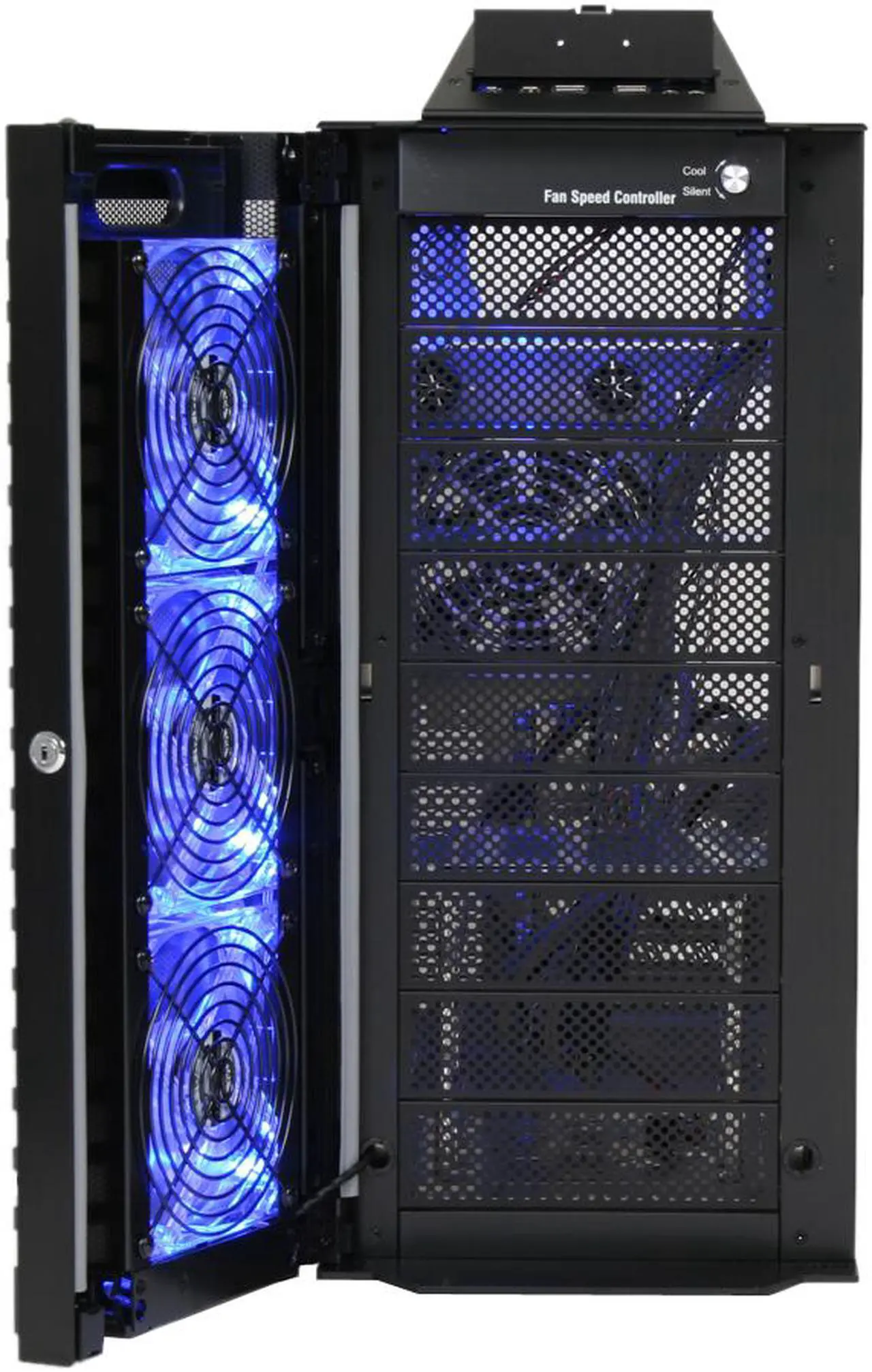 Alt view image 4 of 14 - LIAN LI ARMORSUIT PC-P60 Black Aluminum ATX Mid Tower Computer Case