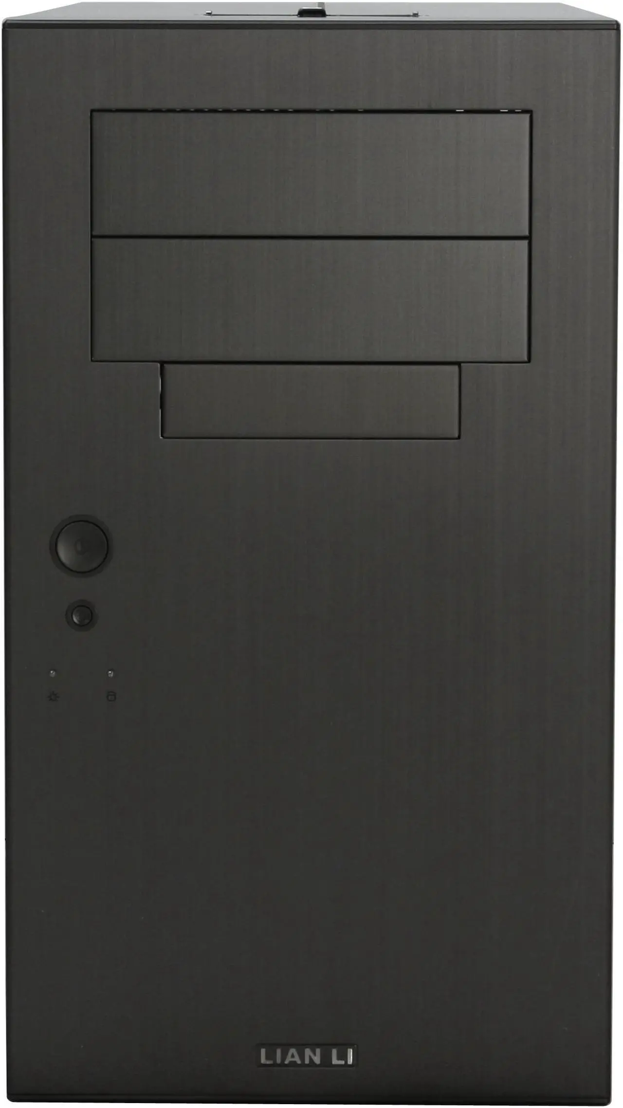 Alt view image 2 of 12 - LIAN LI PC-A05NB Black Aluminum ATX Mini Tower Computer Case