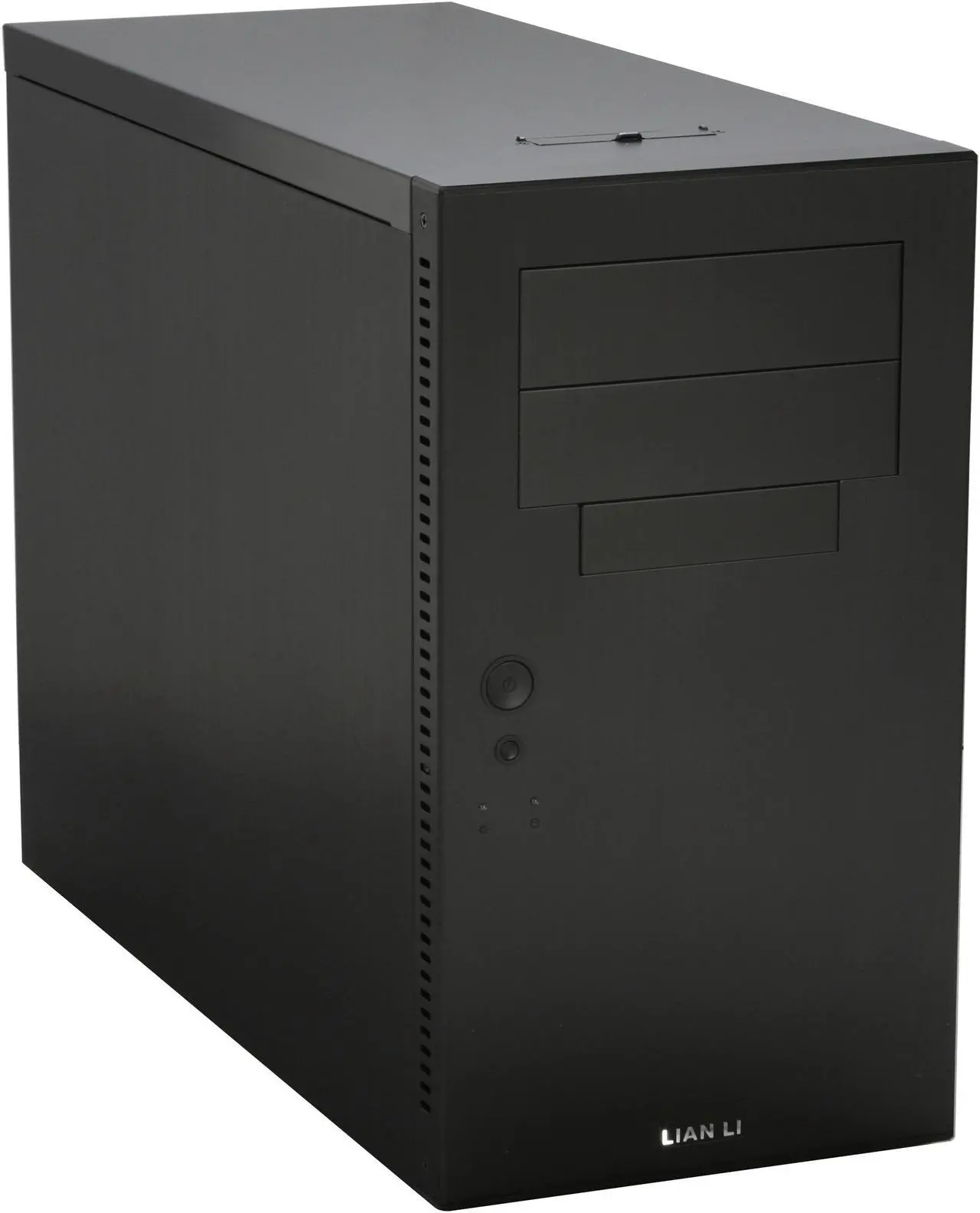 Alt view image 3 of 12 - LIAN LI PC-A05NB Black Aluminum ATX Mini Tower Computer Case