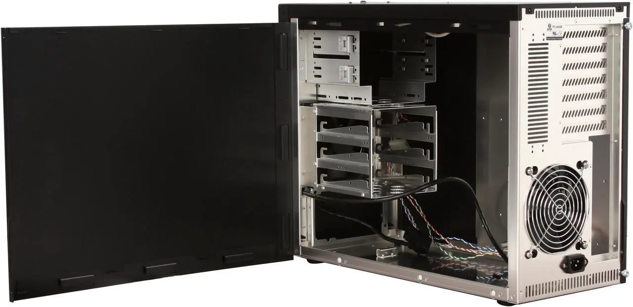 Alt view image 5 of 12 - LIAN LI PC-A05NB Black Aluminum ATX Mini Tower Computer Case