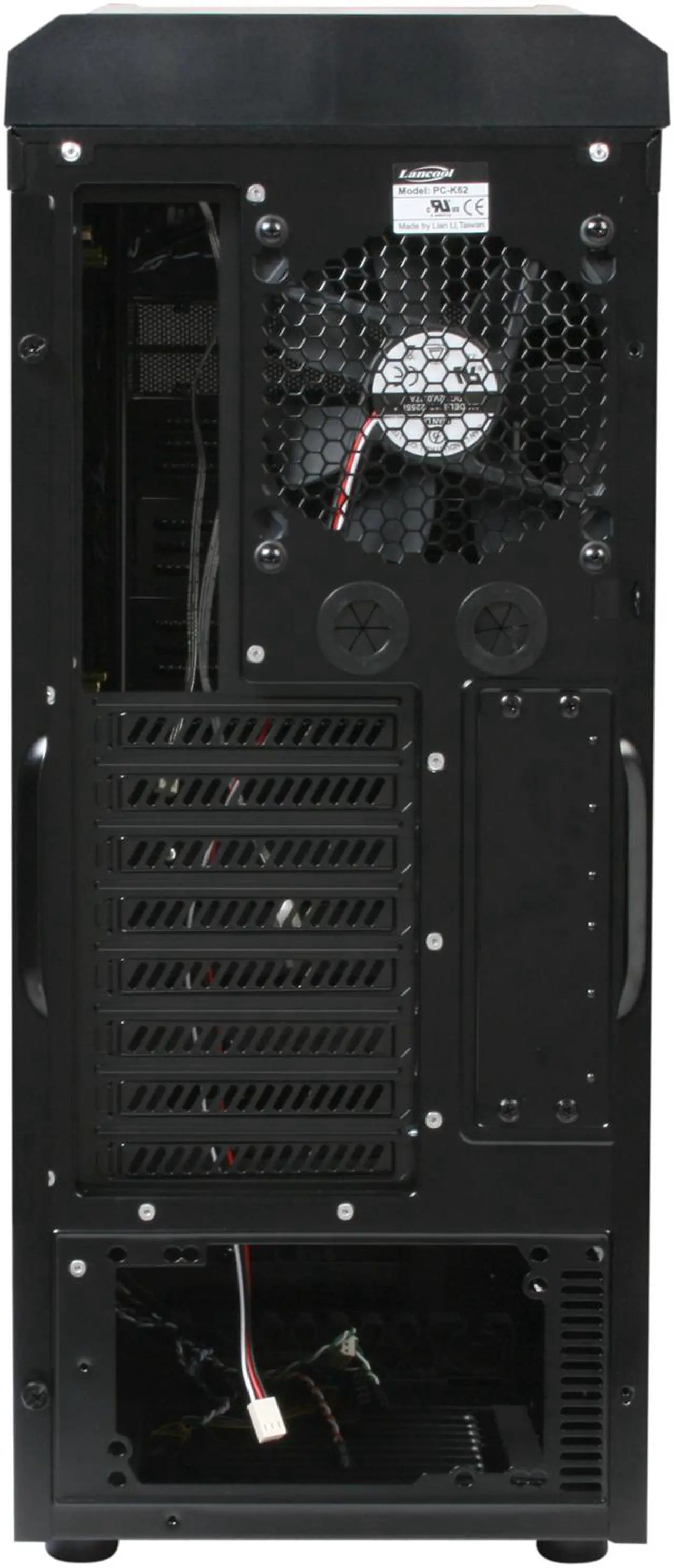 Alt view image 10 of 11 - LIAN LI Lancool PC-K62 Black 0.8 mm SECC, Plastic + Mesh ATX Mid Tower Computer Case