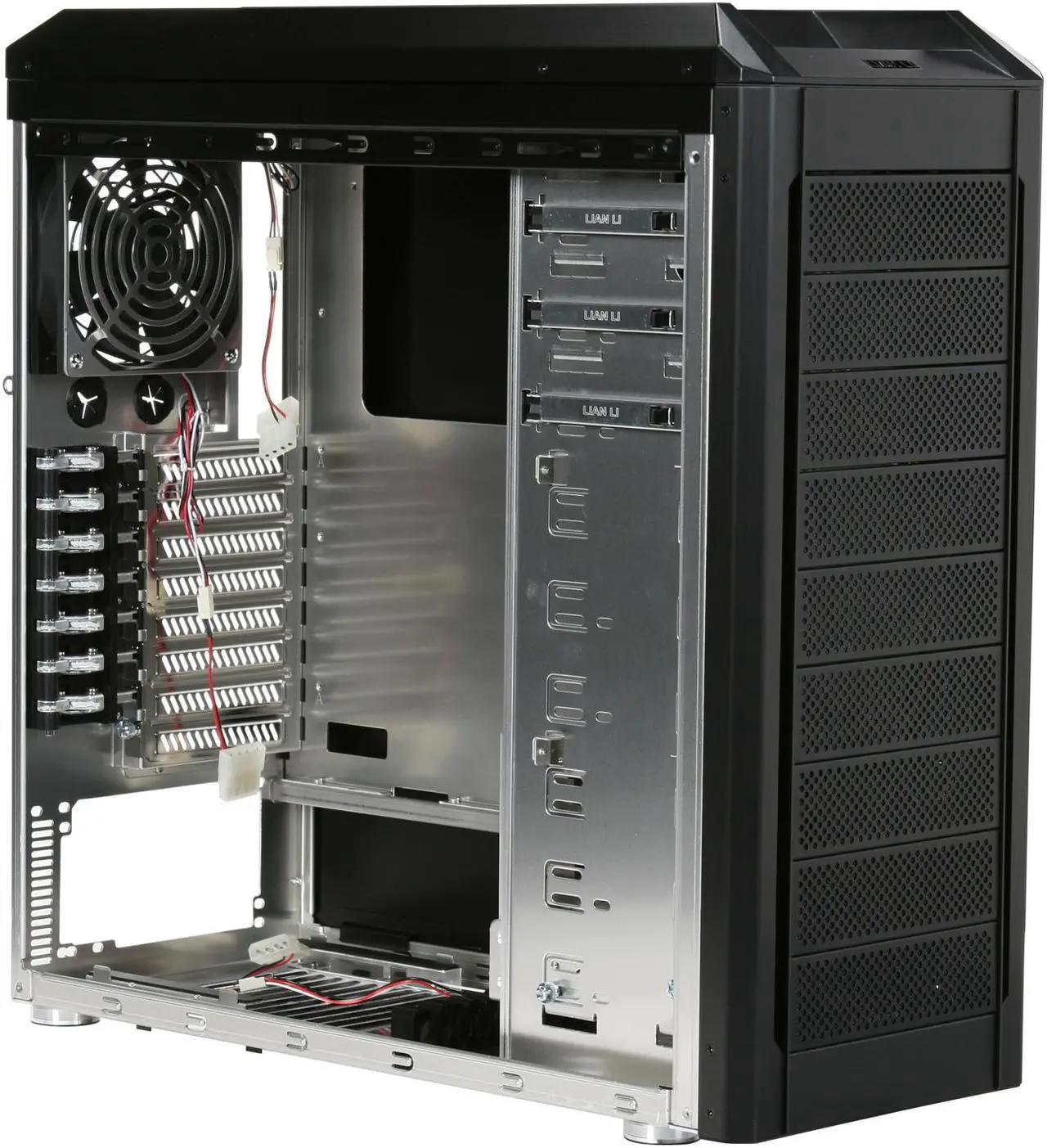 Alt view image 7 of 10 - LIAN LI ARMORSUIT PC-P50 Black Aluminum ATX Mid Tower Computer Case