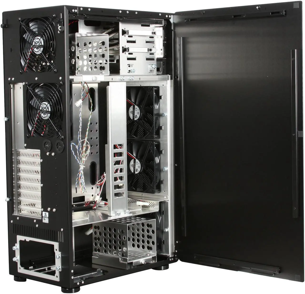 Alt view image 5 of 10 - LIAN LI PC-X1000 Black Aluminum ATX Mid Tower Computer Case