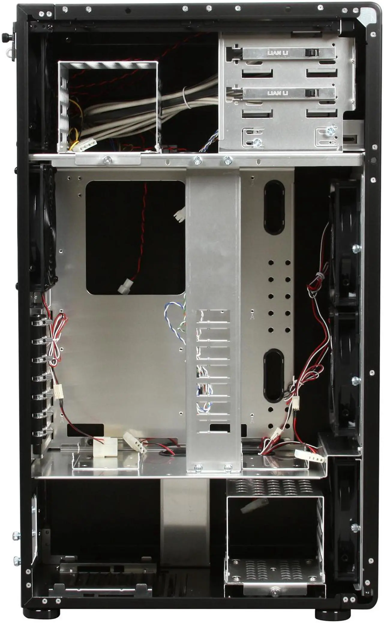 Alt view image 6 of 10 - LIAN LI PC-X1000 Black Aluminum ATX Mid Tower Computer Case