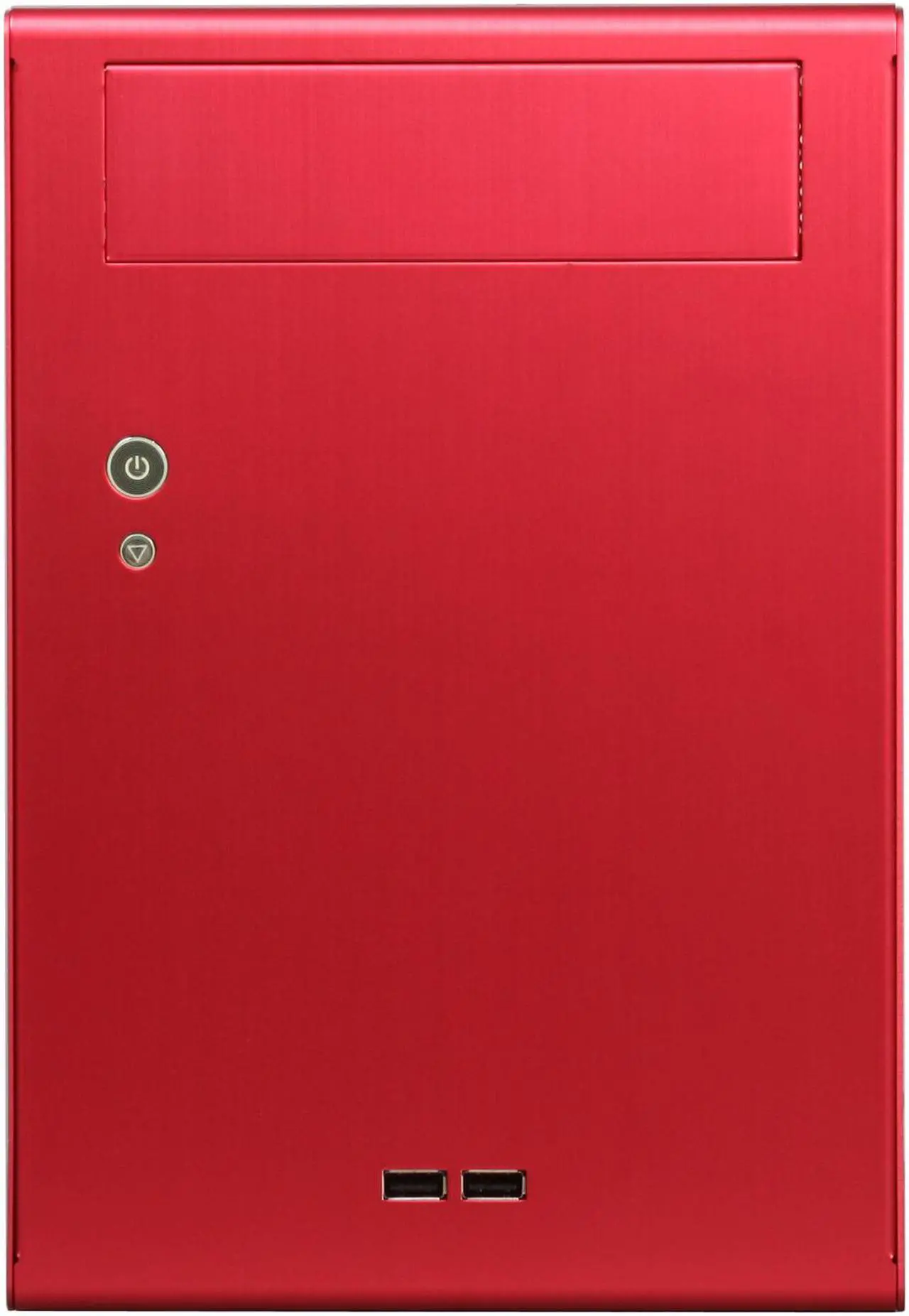 Alt view image 2 of 8 - LIAN LI PC-Q07R Red Aluminum Mini-ITX Tower Computer Case