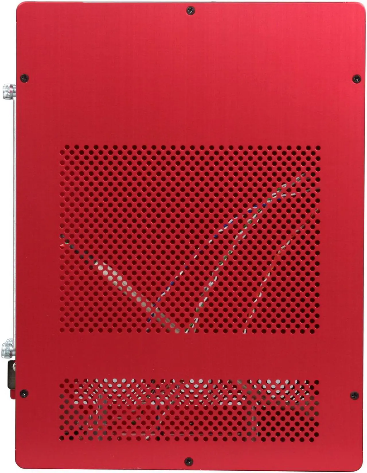Alt view image 4 of 8 - LIAN LI PC-Q07R Red Aluminum Mini-ITX Tower Computer Case