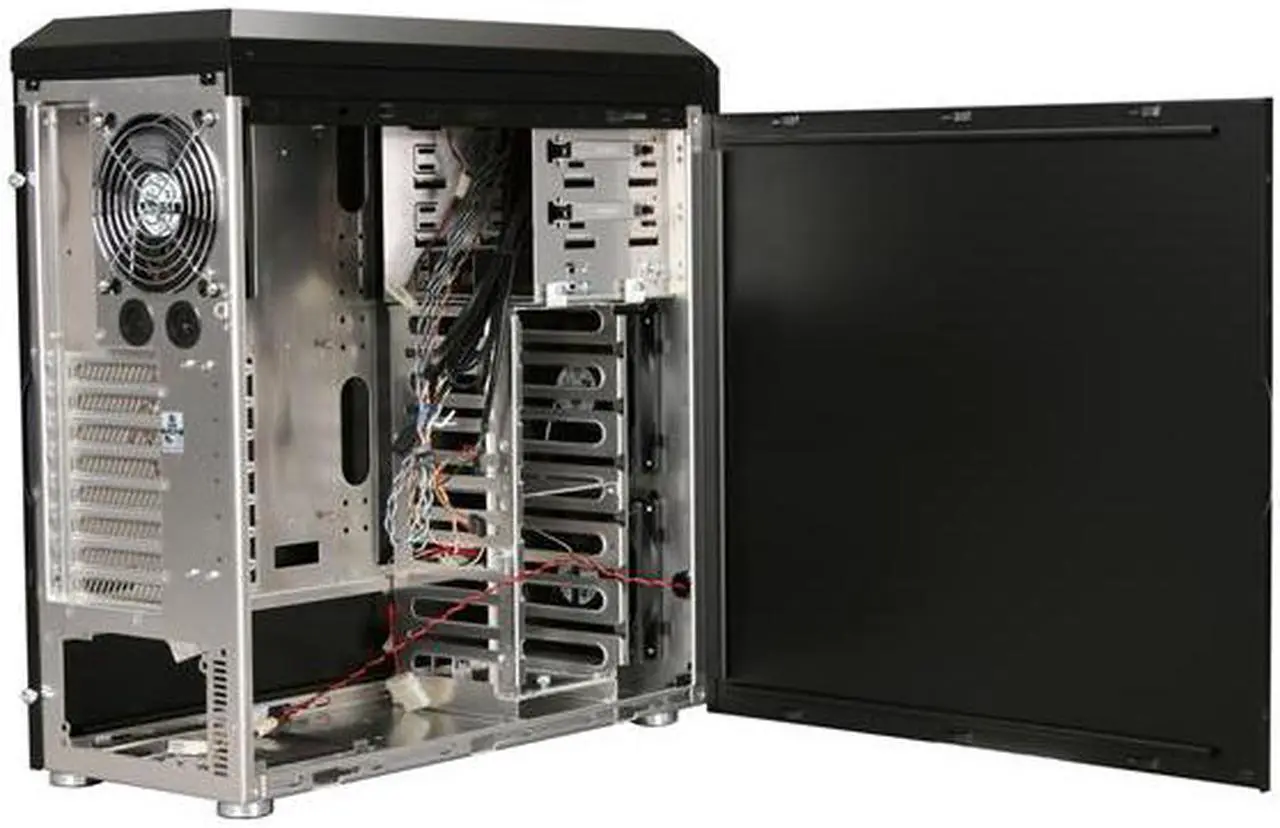 Alt view image 5 of 10 - LIAN LI PC-B25F Black Aluminum ATX Mid Tower Computer Case