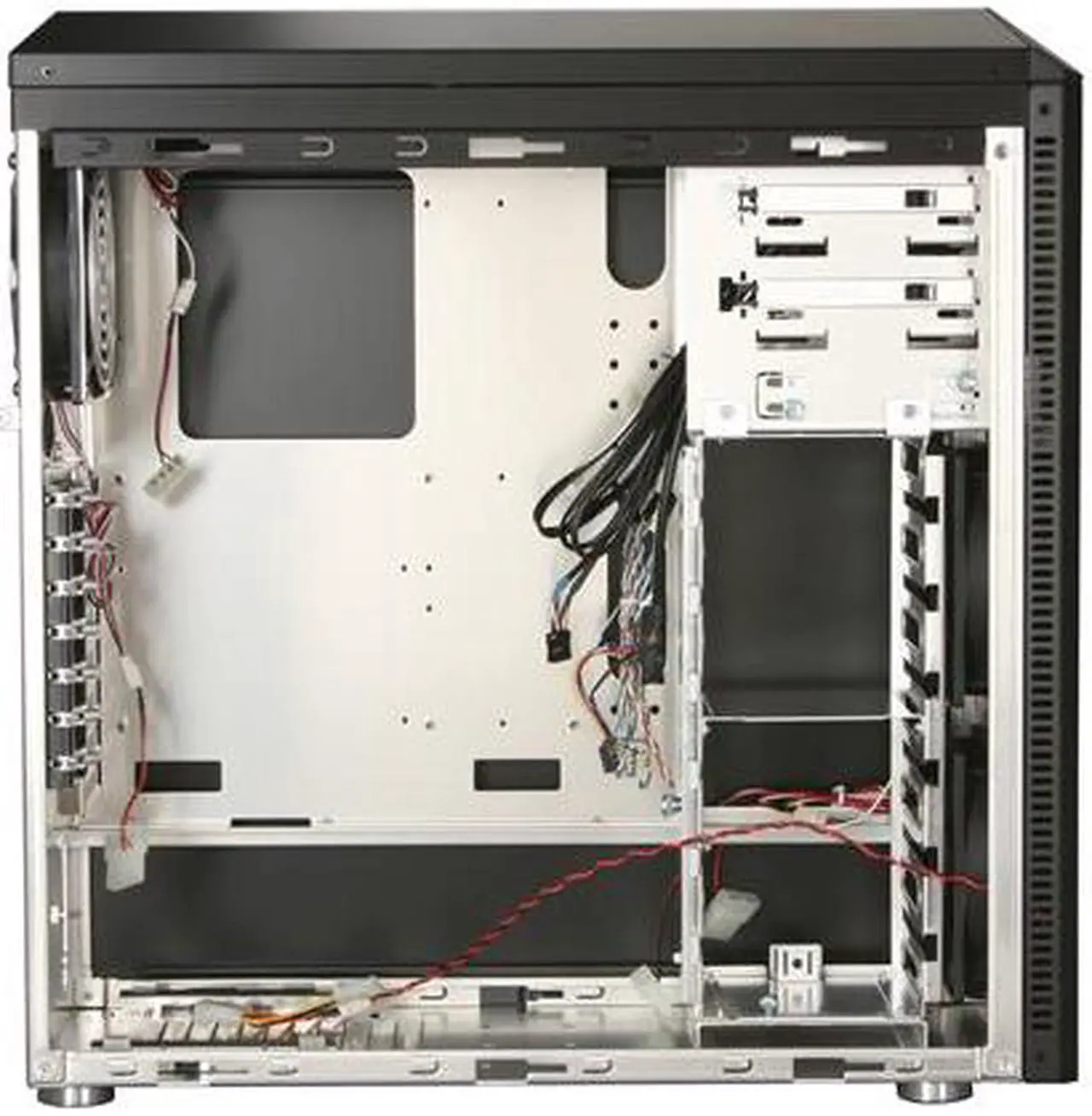 Alt view image 6 of 10 - LIAN LI PC-B25F Black Aluminum ATX Mid Tower Computer Case