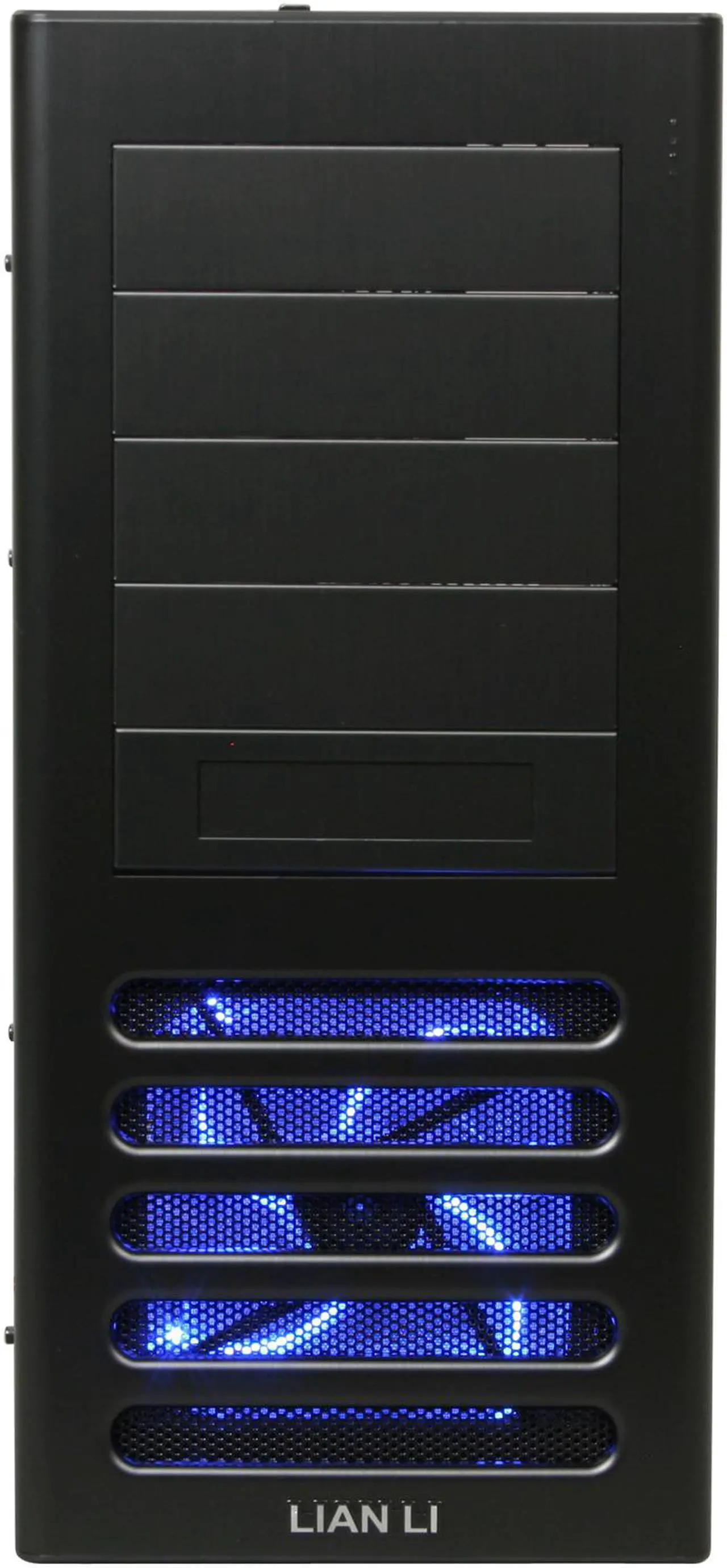 Alt view image 2 of 10 - LIAN LI PC-7FNW Black Aluminum ATX Mid Tower Computer Case
