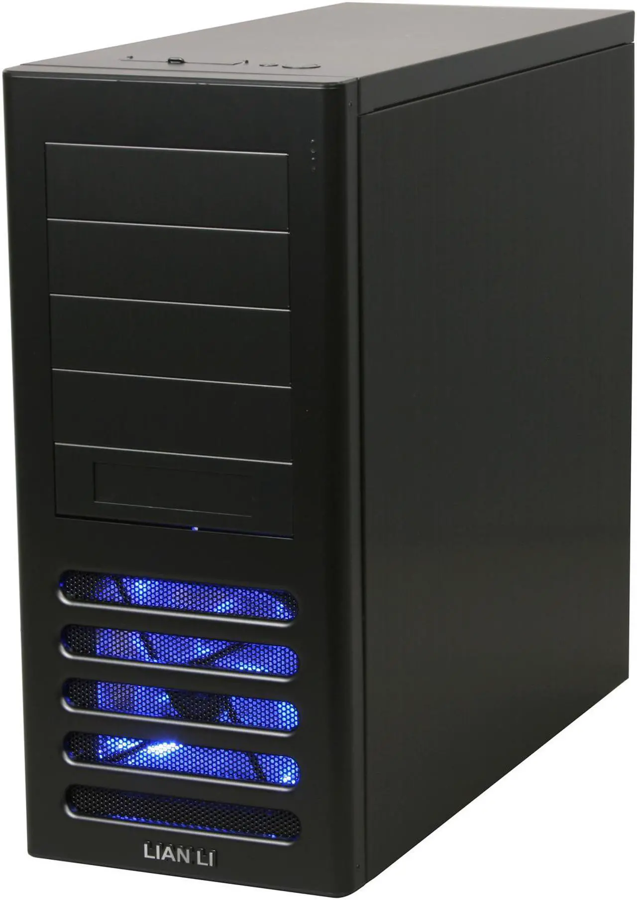 Alt view image 3 of 10 - LIAN LI PC-7FNW Black Aluminum ATX Mid Tower Computer Case