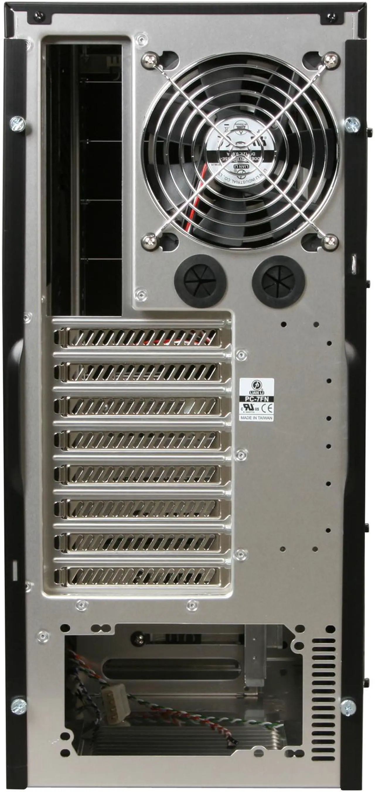 Alt view image 9 of 10 - LIAN LI PC-7FNW Black Aluminum ATX Mid Tower Computer Case