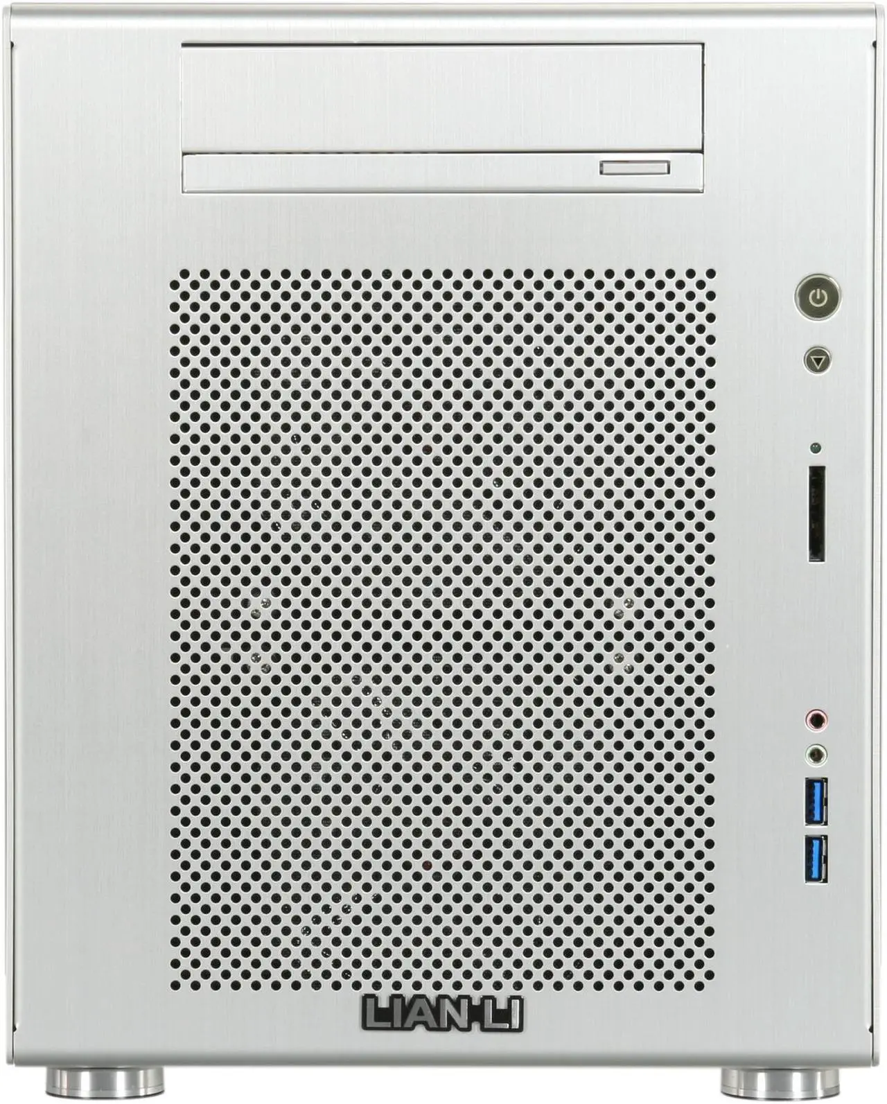 Alt view image 2 of 8 - LIAN LI PC-V354A Silver Aluminum Micro ATX Mini Tower Computer Case