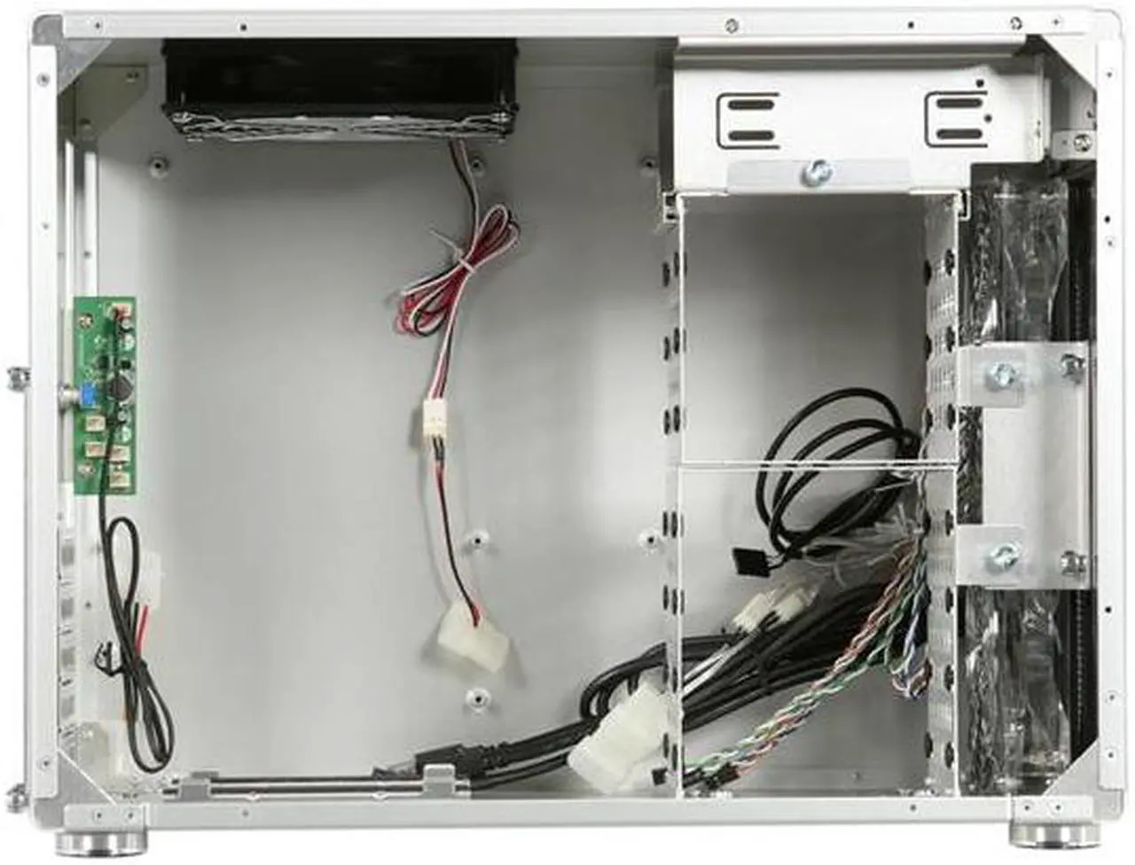 Alt view image 6 of 8 - LIAN LI PC-V354A Silver Aluminum Micro ATX Mini Tower Computer Case