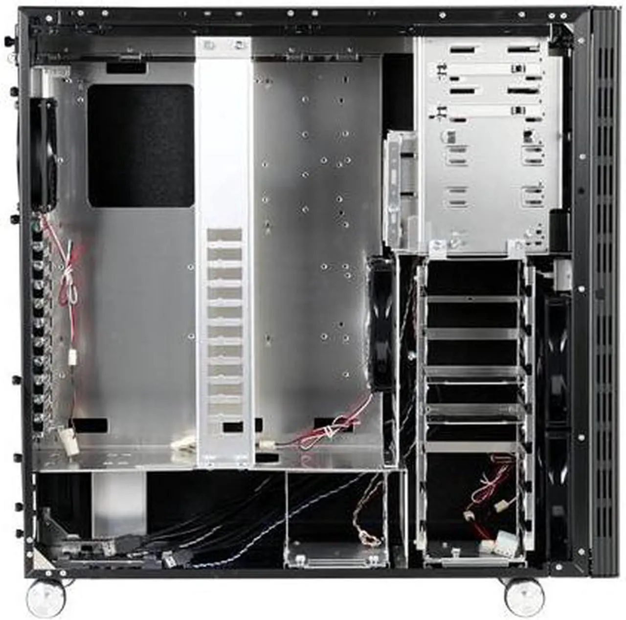 Alt view image 6 of 10 - LIAN LI PC-V2120B Black Aluminum ATX Full Tower Computer Case