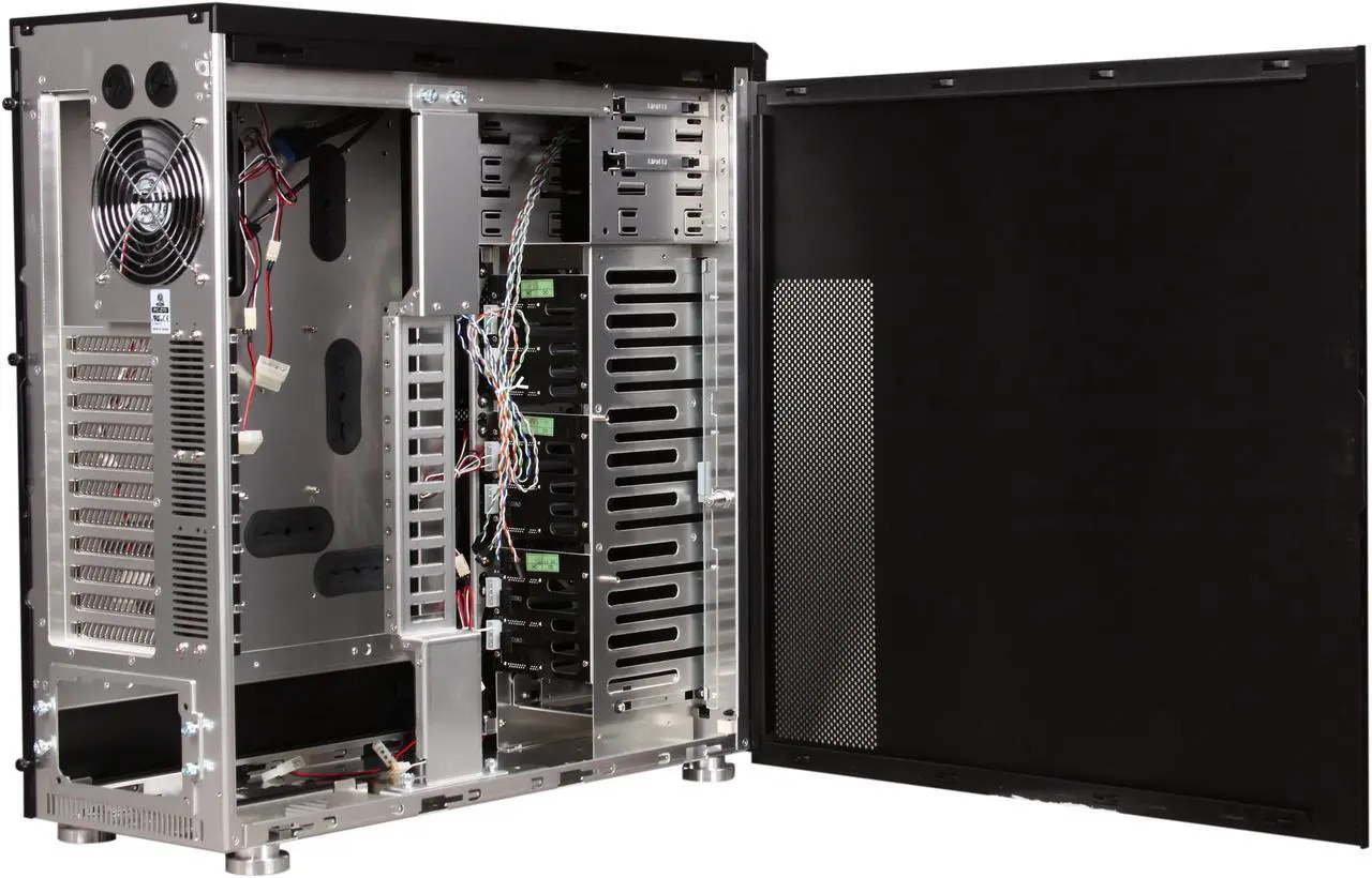 Alt view image 5 of 10 - LIAN LI PC-Z70B Black Aluminum ATX Full Tower Computer Case