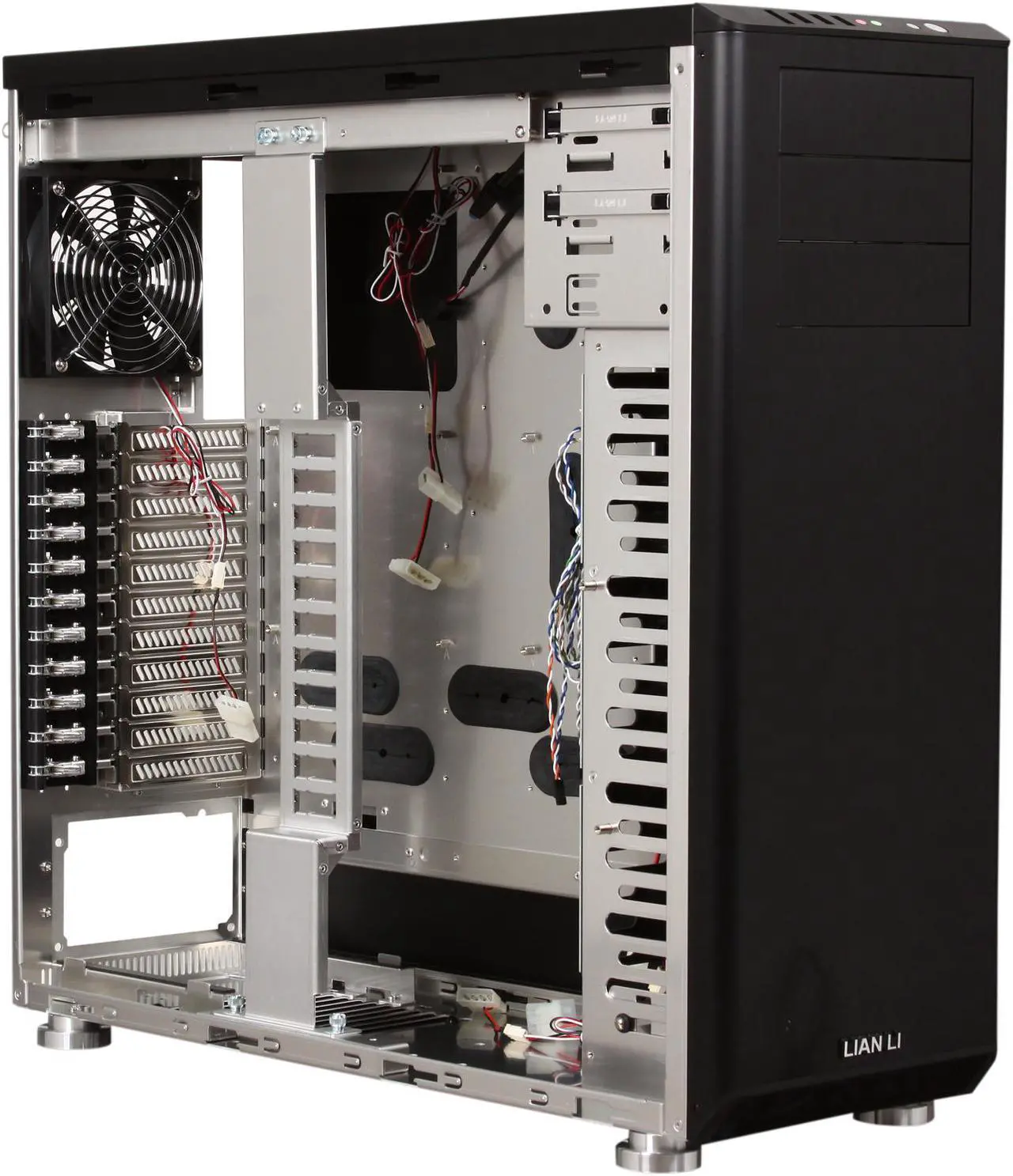 Alt view image 7 of 10 - LIAN LI PC-Z70B Black Aluminum ATX Full Tower Computer Case