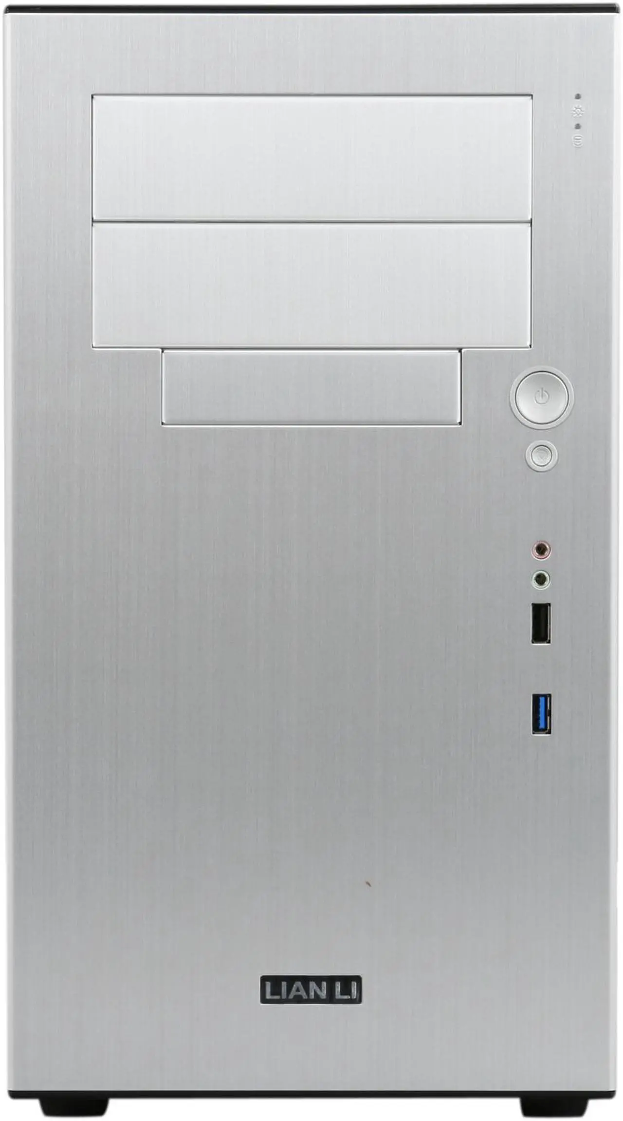 Alt view image 2 of 9 - LIAN LI PC-A05FNA Silver Aluminum ATX Mid Tower Computer Case