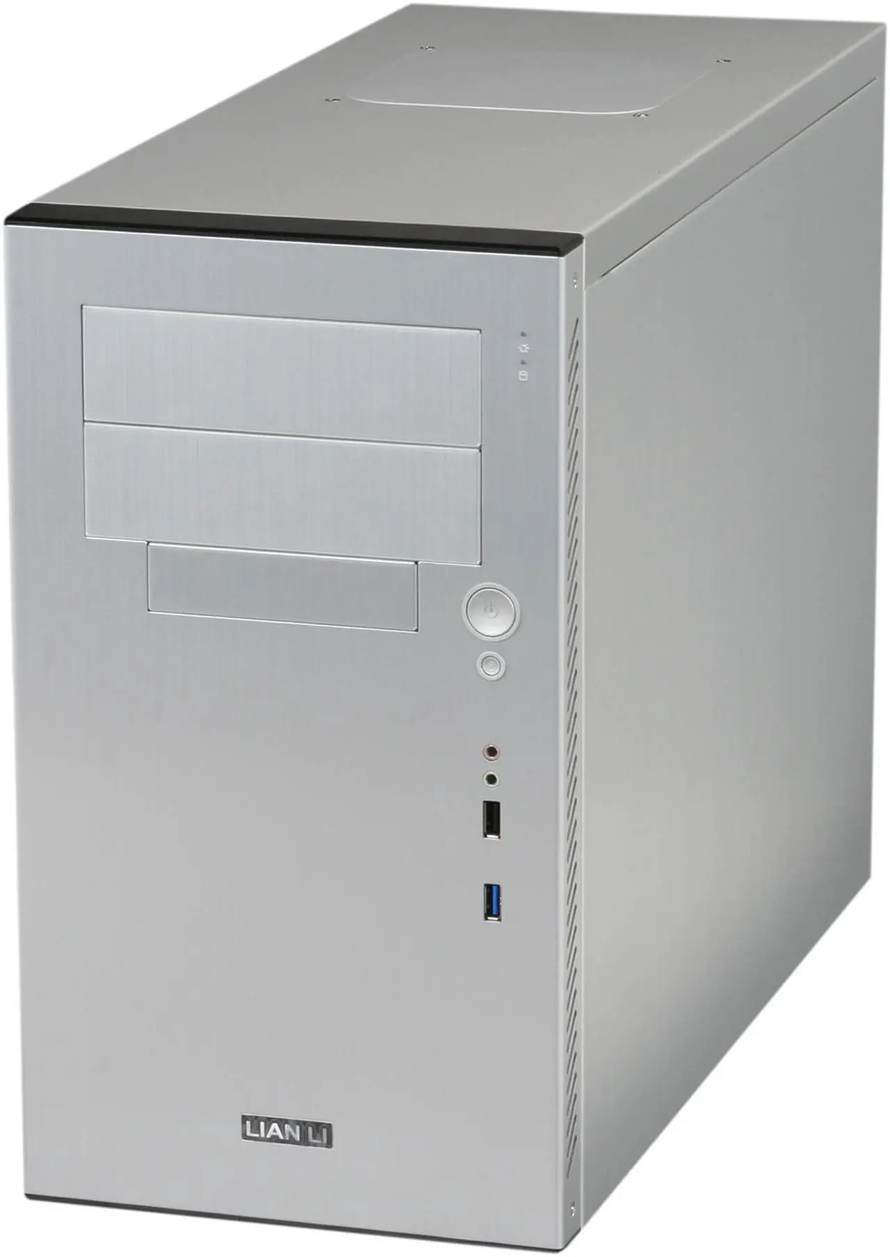 Alt view image 3 of 9 - LIAN LI PC-A05FNA Silver Aluminum ATX Mid Tower Computer Case