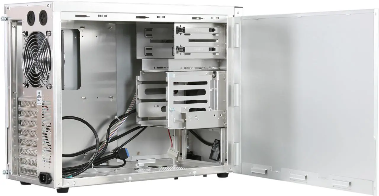 Alt view image 5 of 9 - LIAN LI PC-A05FNA Silver Aluminum ATX Mid Tower Computer Case