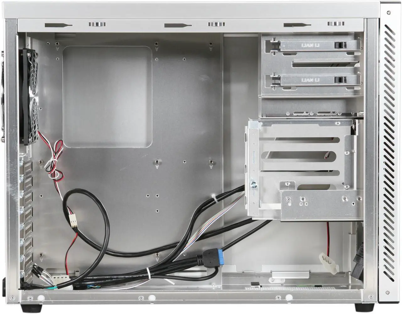 Alt view image 6 of 9 - LIAN LI PC-A05FNA Silver Aluminum ATX Mid Tower Computer Case