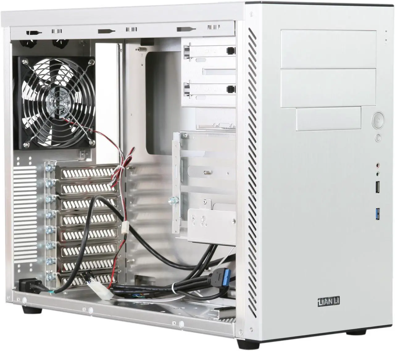Alt view image 7 of 9 - LIAN LI PC-A05FNA Silver Aluminum ATX Mid Tower Computer Case