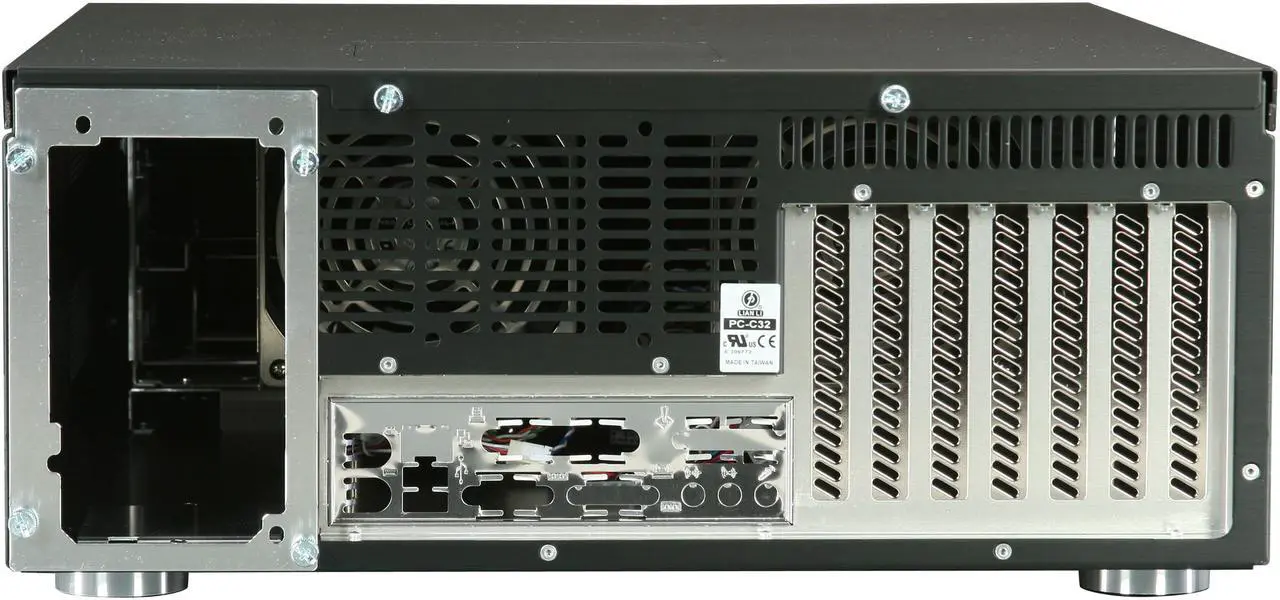 Alt view image 5 of 8 - LIAN LI Black Aluminum PC-C32B USB3.0 ATX Media Center / HTPC Case