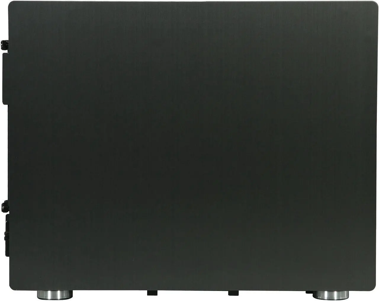 Alt view image 4 of 11 - LIAN LI Black Aluminum PC-Q18B Mini ITX Media Center / HTPC Case