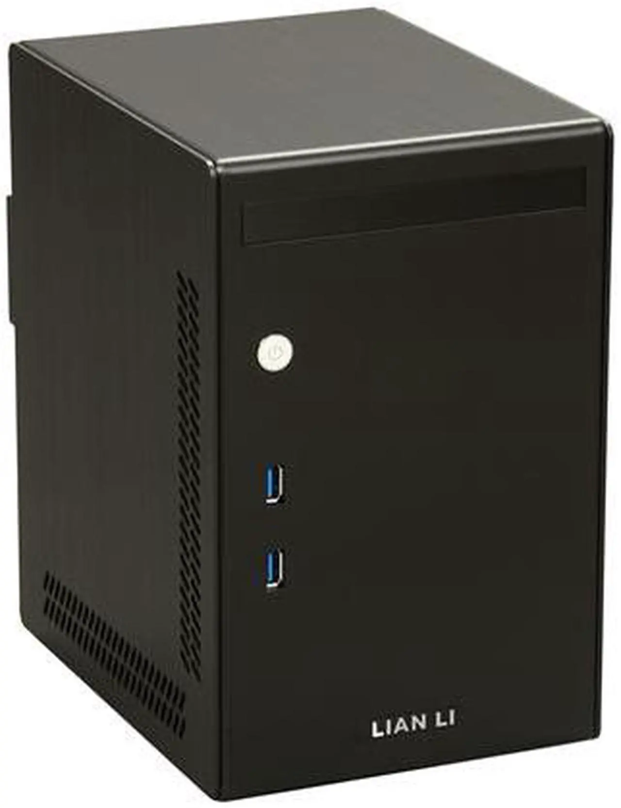 Main image of LIAN LI PC-Q02B Black Aluminum Mini-ITX Tower Computer Case 300W 80-PLUS Power Supply