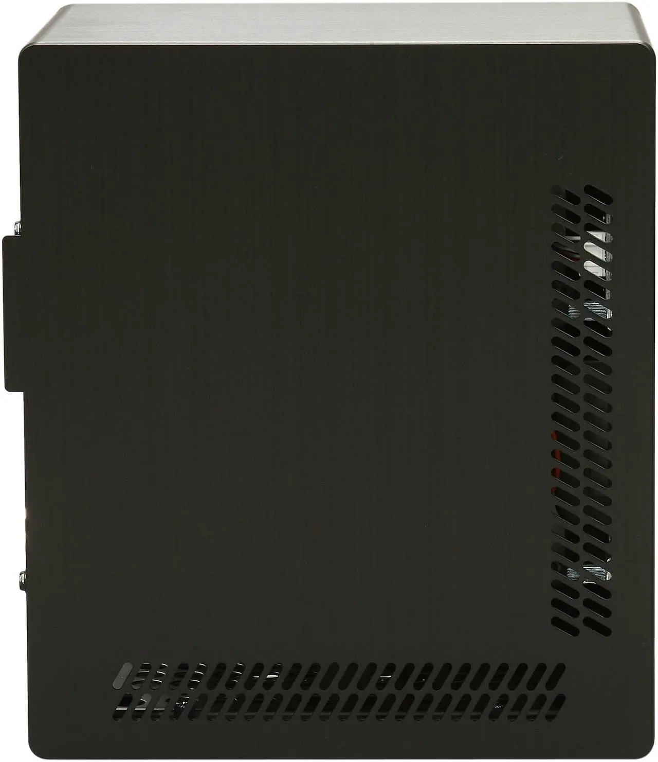 Alt view image 4 of 9 - LIAN LI PC-Q02B Black Aluminum Mini-ITX Tower Computer Case 300W 80-PLUS Power Supply