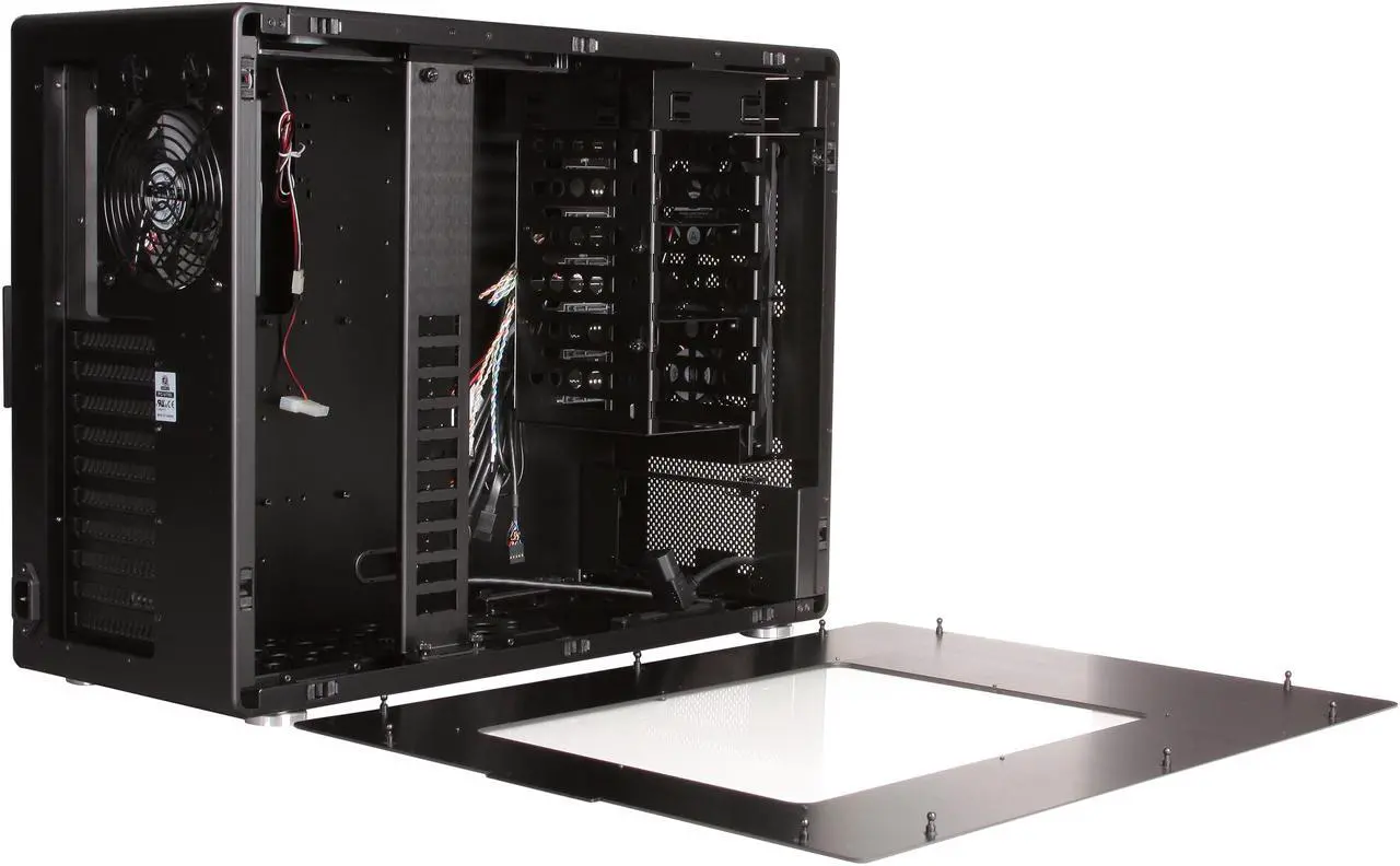 Alt view image 5 of 10 - LIAN LI PC-V750WX Black Aluminum ATX Full Tower Computer Case