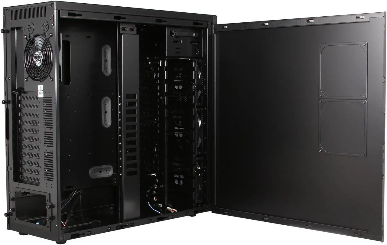 Alt view image 5 of 10 - LIAN LI PC-A75 Black Aluminum ATX Full Tower Computer Case