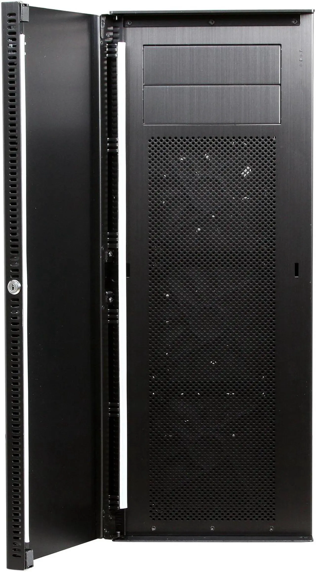 Alt view image 2 of 10 - LIAN LI PC-A76 Black Aluminum ATX Full Tower Computer Case